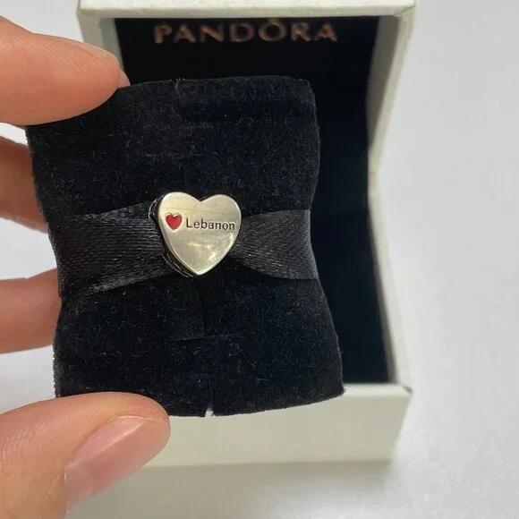 Pandora Lebanon Flag Exclusive Charm Bead - Picture 2 of 3